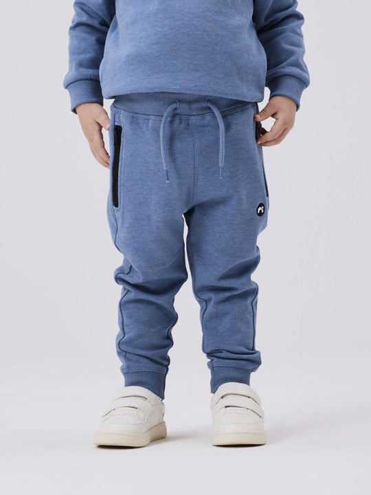 name it mini VIMO SWEAT PANT BRU NOOS - Coronet Blue | Torgunns Barneklær AS
