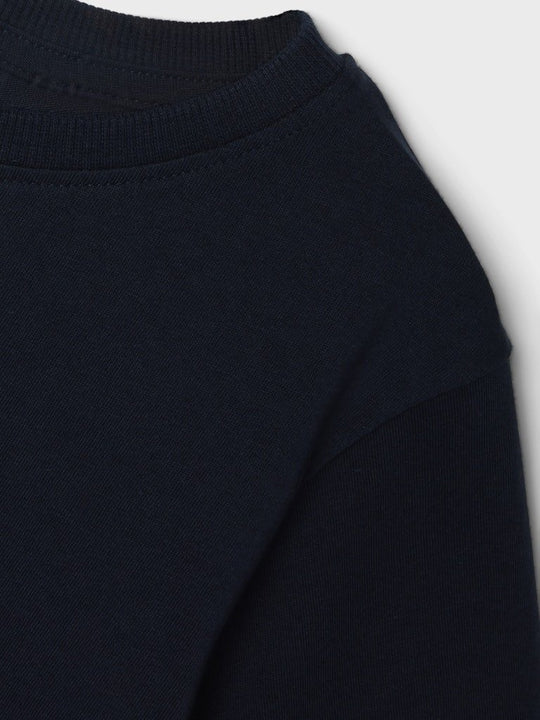 name it mini VOBBO SS NREG TOP NOOS - Dark Sapphire | Torgunns Barneklær AS