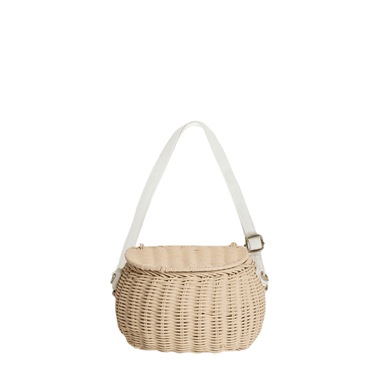 Olli Ella - CHARI RATTAN BASKET - Straw | Torgunns Barneklær AS
