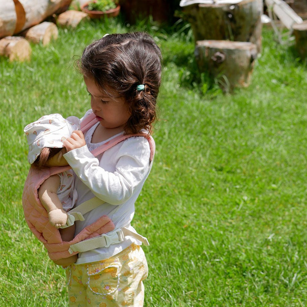 Olli Ella | Dinkum Dolls Quilted Carrier - Rose | Torgunns Barneklær AS