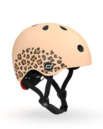 Scoot & Ride | Hjelm Grapich - Leopard | XXS - S | Torgunns Barneklær AS