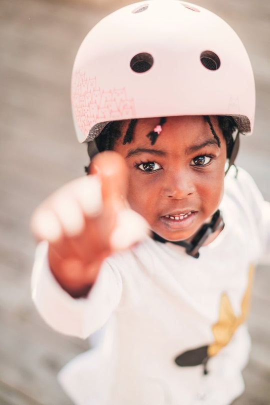 Scoot & Ride | Hjelm m/Refleks - Rose | XXS - S | Torgunns Barneklær AS