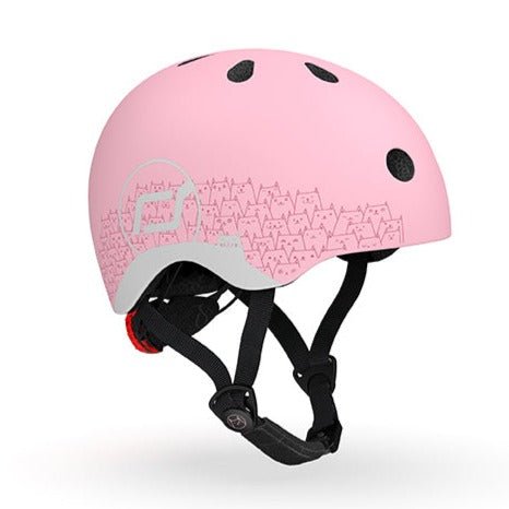 Scoot & Ride | Hjelm m/Refleks - Rose | XXS - S | Torgunns Barneklær AS