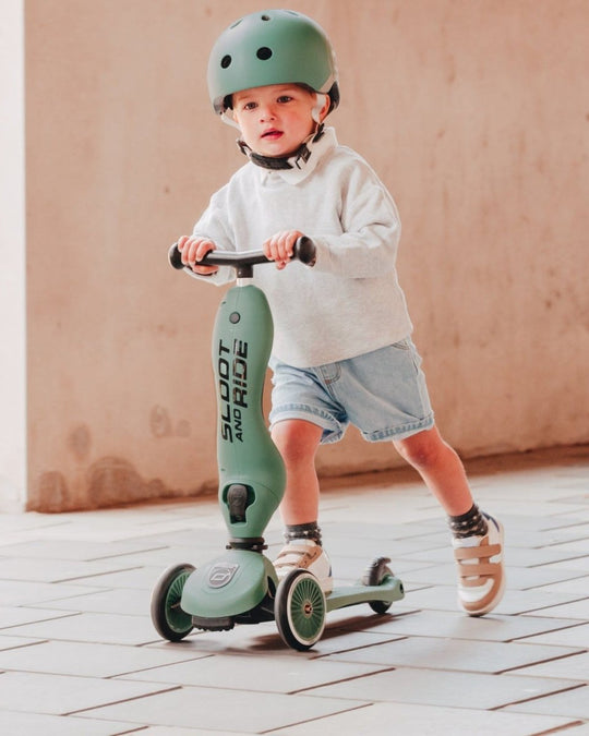 Scoot & Ride | Sparkesykkel Highwaykick 1 - Forest | Torgunns Barneklær AS