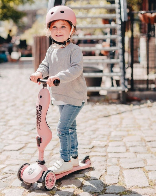 Scoot & Ride | Sparkesykkel Highwaykick 1 - Rose | Torgunns Barneklær AS