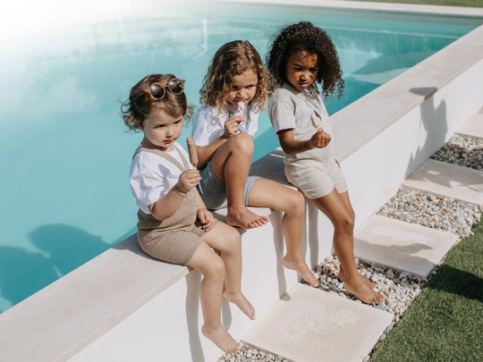 SillySilas® | Shorty Shorts m/Seler - Peanut Blend | Torgunns Barneklær AS