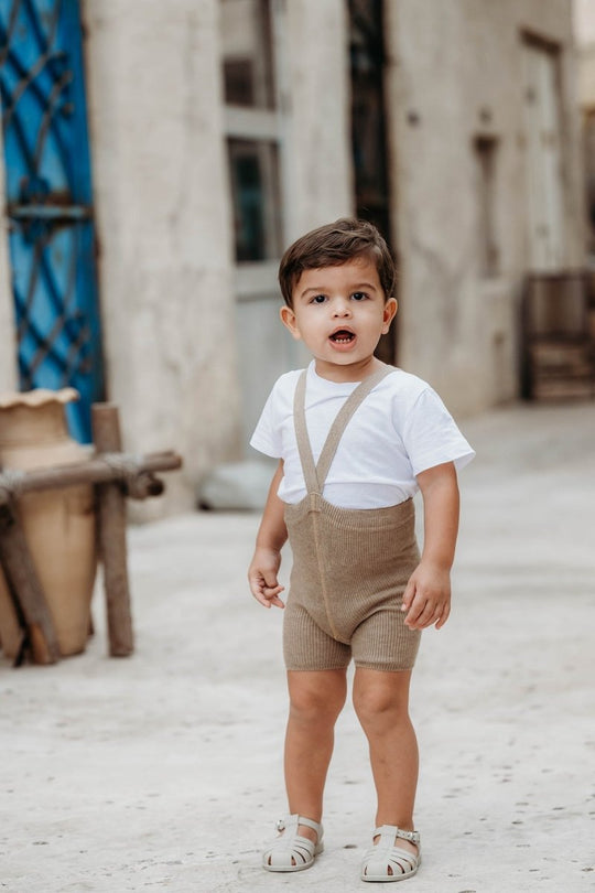 SillySilas® | Shorty Shorts m/Seler - Peanut Blend | Torgunns Barneklær AS