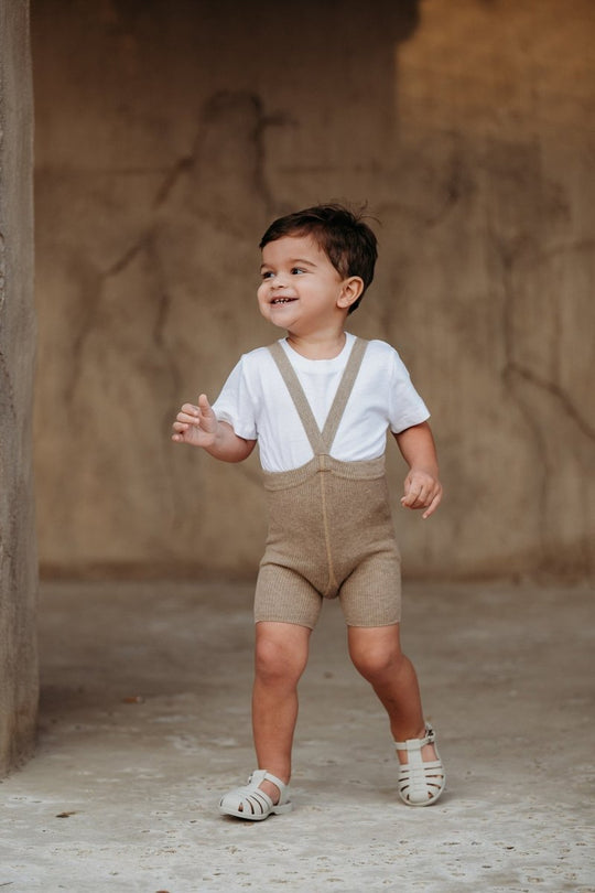 SillySilas® | Shorty Shorts m/Seler - Peanut Blend | Torgunns Barneklær AS