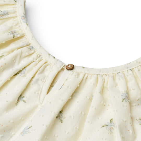 Wheat Main Dress Bitten - Blue Flowers | Torgunns Barneklær AS