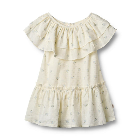 Wheat Main Dress Bitten - Blue Flowers | Torgunns Barneklær AS