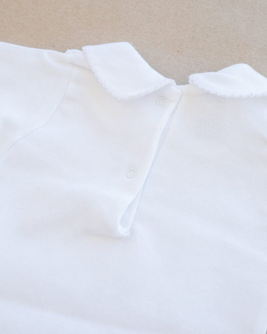 babidu | Body m/Rund Krage - Hvit | Torgunns Barneklær AS