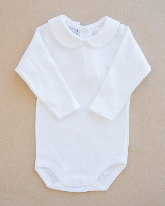 babidu | Body m/Rund Krage - Hvit | Torgunns Barneklær AS