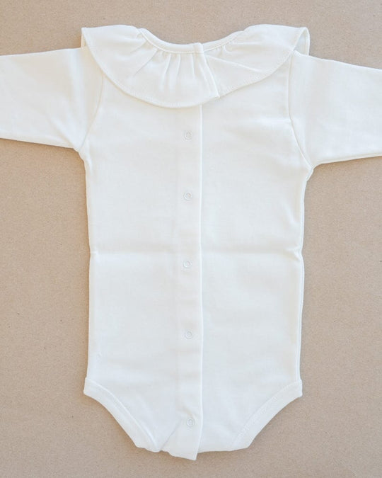 babidu | Body m/Rysjekrage - Offwhite | Torgunns Barneklær AS