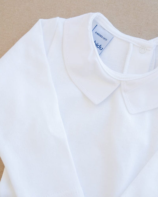 babidu | Body m/Spisskrage - Hvit | Torgunns Barneklær AS