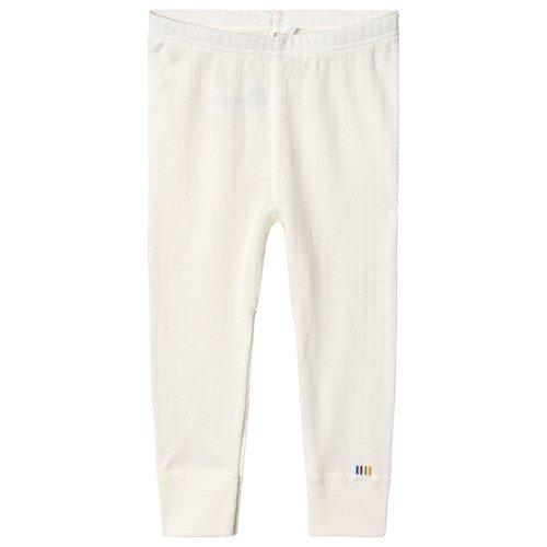 JOHA Ull Leggings Ribb - OFFWHITE - Torgunns Barneklær