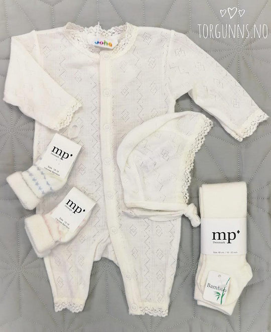 Joha Ull/Silke | Heldress m/Blonde - Offwhite | Torgunns Barneklær AS