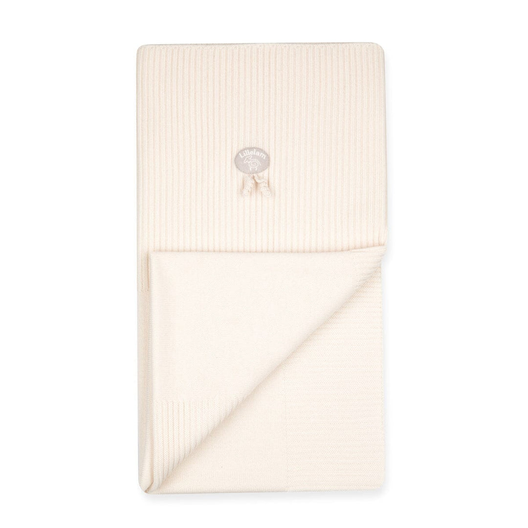 Lillelam Pledd BABY NATUR - Kremhvit Heldress Lillelam