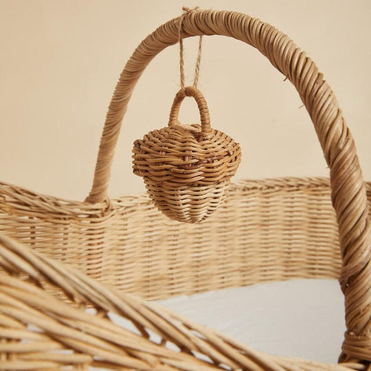 Olli Ella - RATTAN ACORN RATTLE | Torgunns Barneklær AS