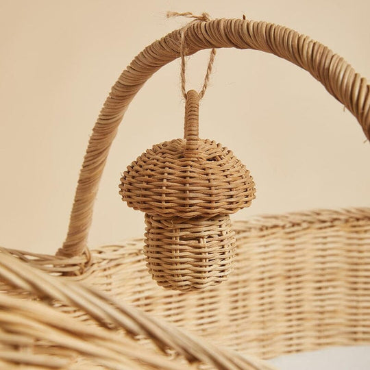 Olli Ella - RATTAN MUSHROOM RATTLE | Torgunns Barneklær AS