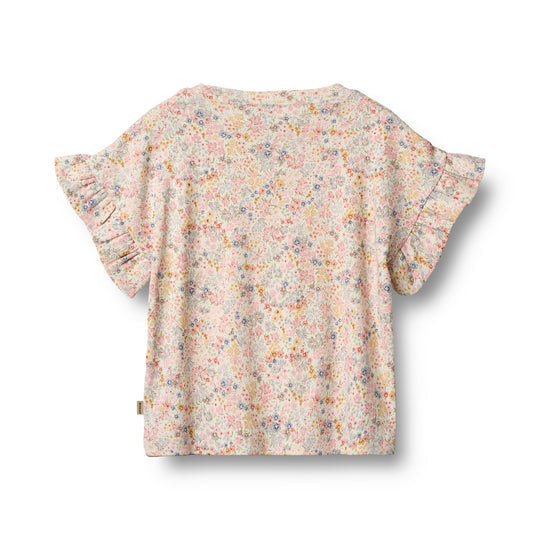 Wheat Main T-Shirt S/S Ally - Bright flowers