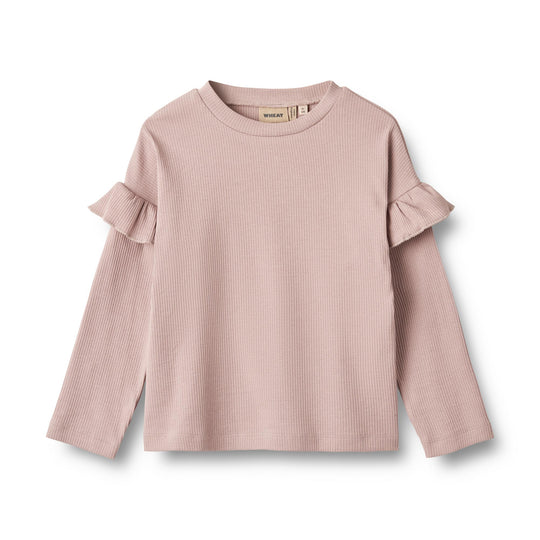 Wheat Main T-Shirt L/S Belinda - Dry Rose