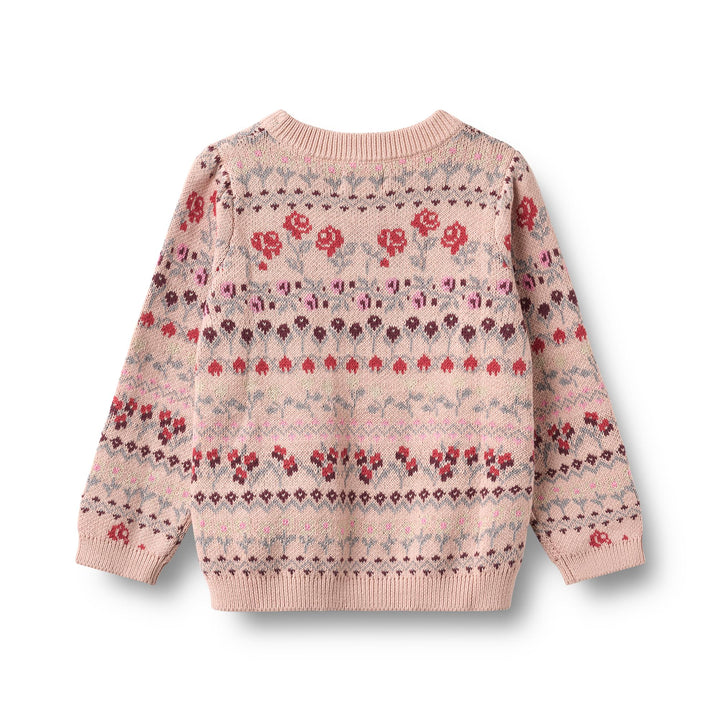 Wheat | Jacquard Pullover Mikmak - Dim Rose