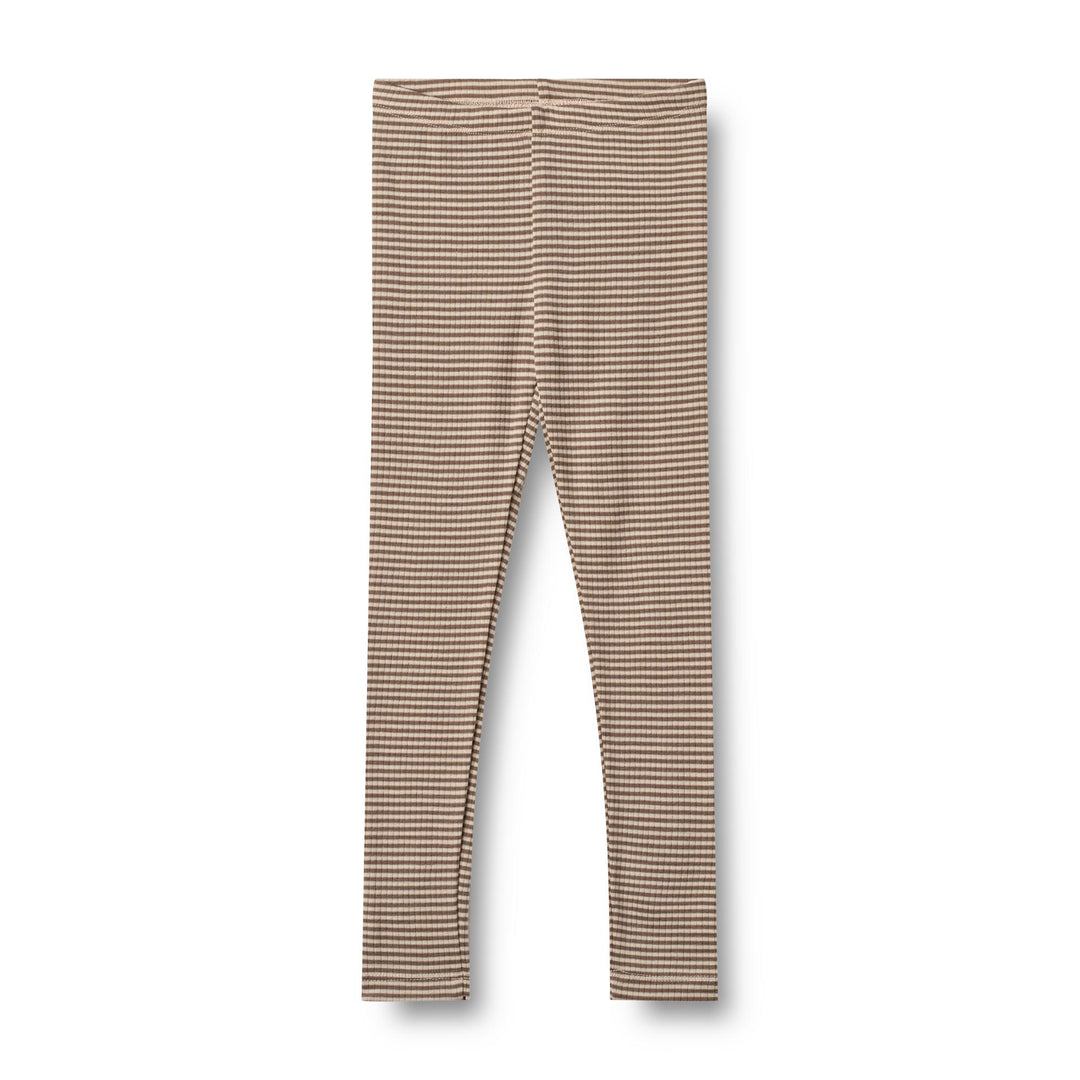 Wheat | Ull Leggings Agi - Wood Stripe