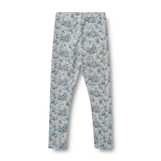 Wheat Main Jersey Leggings Jules - Blue summer flowers