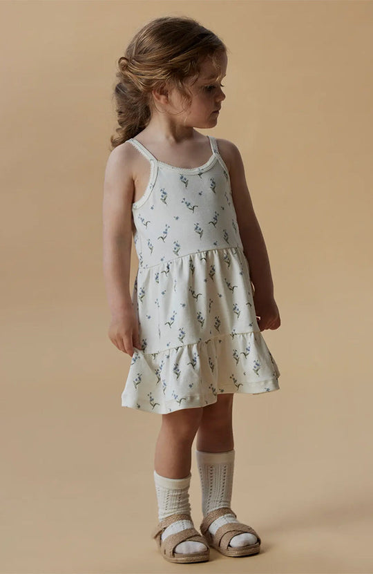 Lil' Atelier Mini GAYO SAN STRAP DRESS - Coconut Milk | FORGET ME NOT - Torgunns Barneklær AS