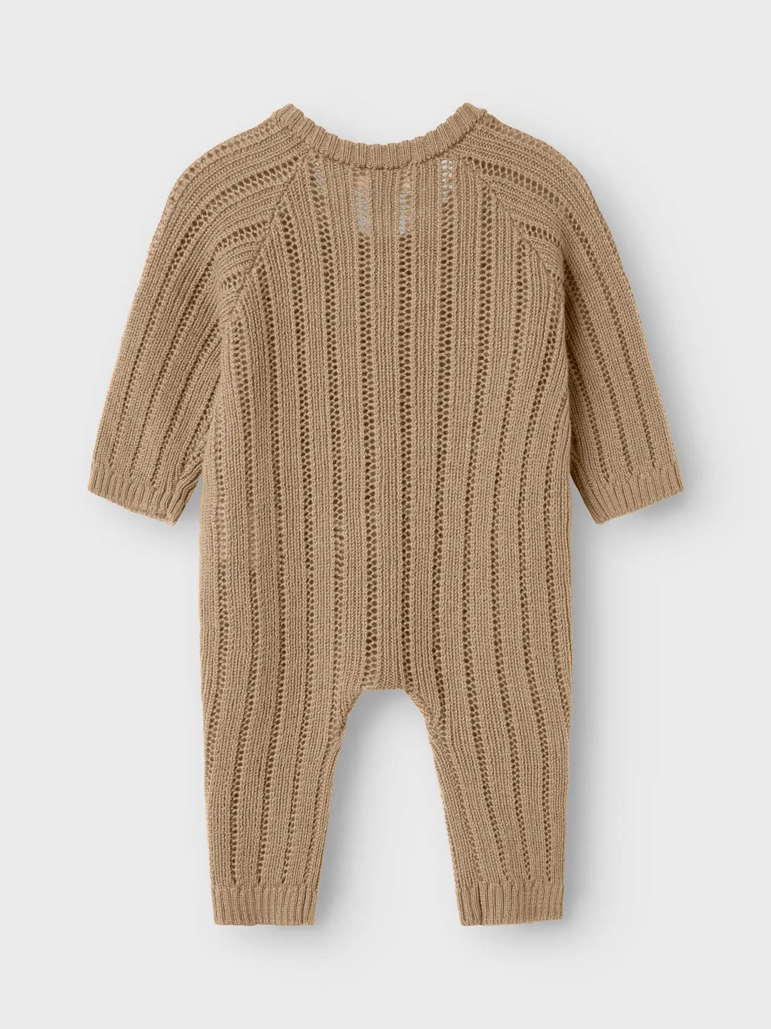 Lil' Atelier Baby WOOL NOMO KNIT SUIT - Tigers Eye - Torgunns Barneklær AS