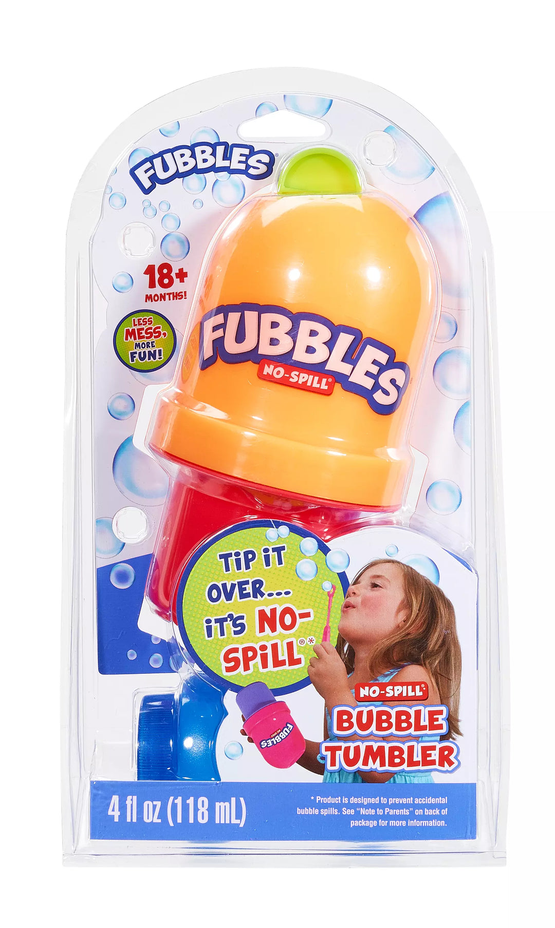 Fubbles No-Spill® | Såpebobler Midi 118ml - Torgunns Barneklær AS