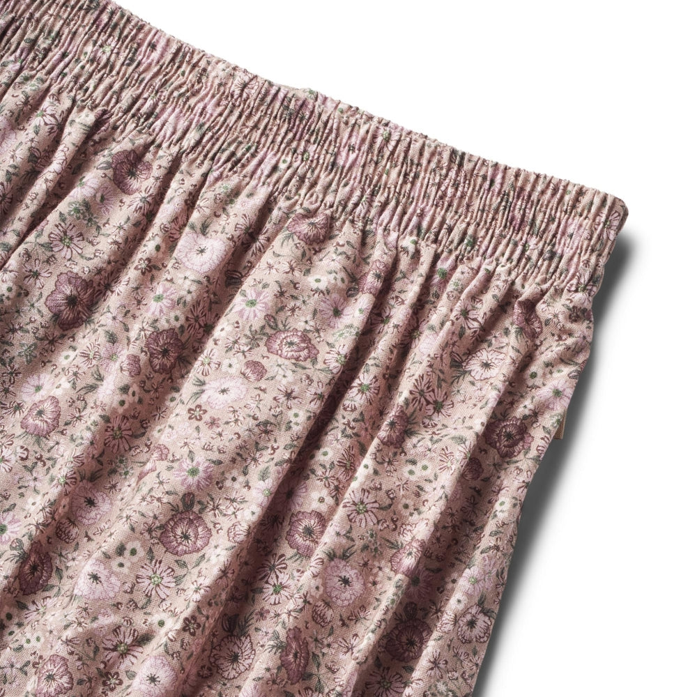 Wheat Nappy Pants Hiva - Rose Shadow Flowers