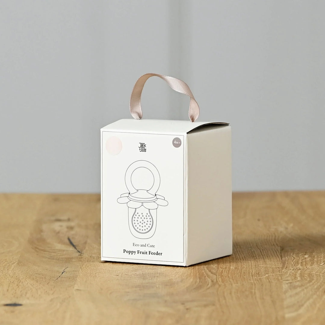 Jack o Juno | Poppy Fruit Feeder - Cream &amp; Light Pink