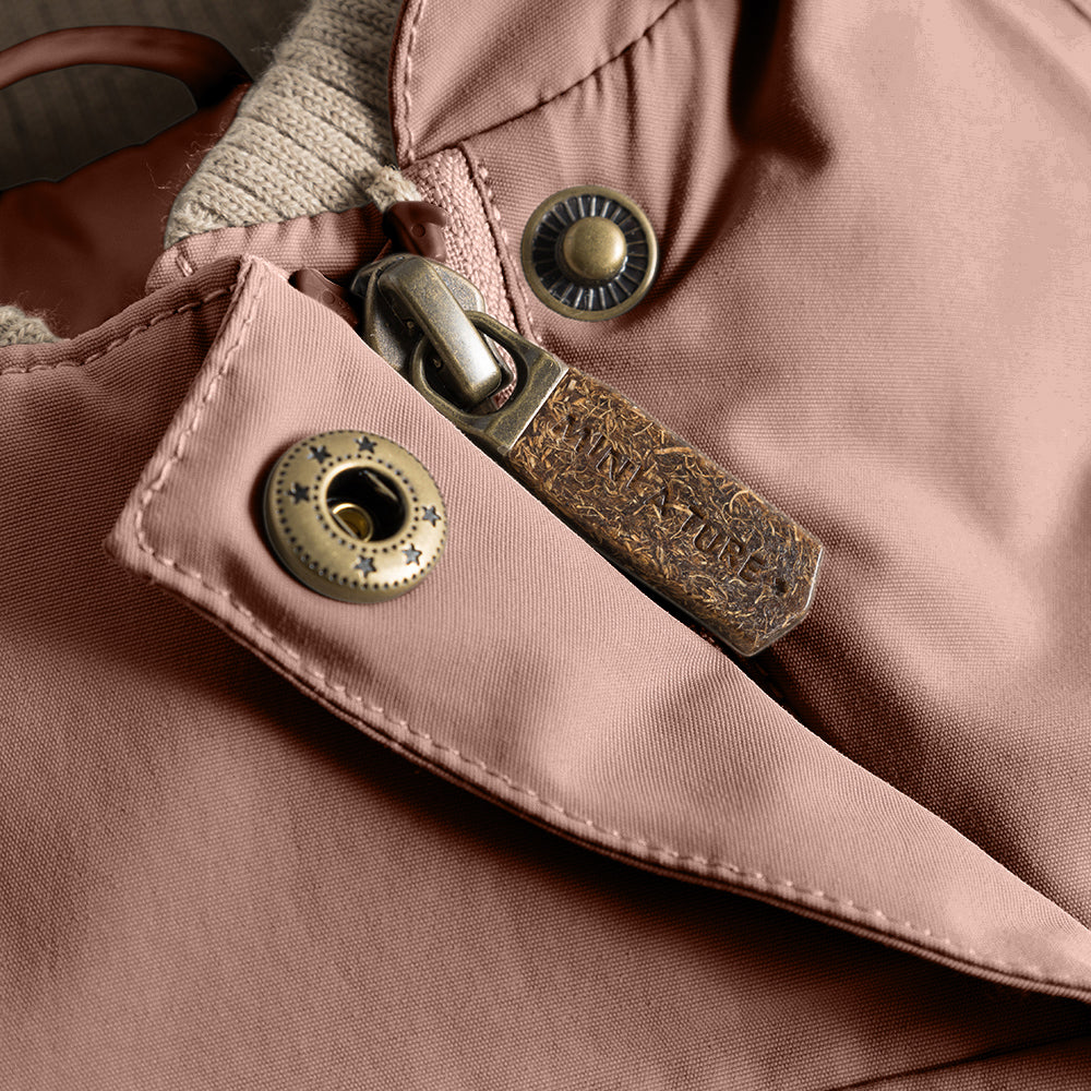 Mini A Ture | WANG vinterjakke m/Ekte pels – Chestnut Brown