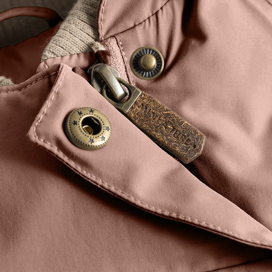 Mini A Ture | WANG vinterjakke m/Ekte pels – Chestnut Brown