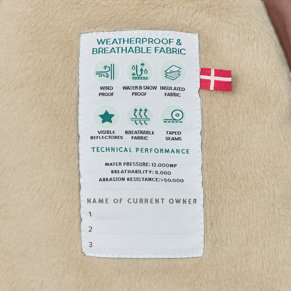 Mini A Ture | WISTI vinterdress – Chestnut Brown