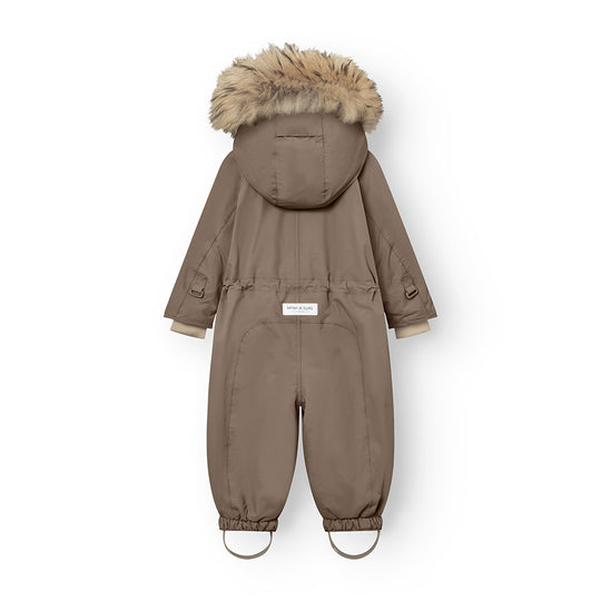 Mini A Ture | WISTI vinterdress m/Ekte pels – Morel Grey
