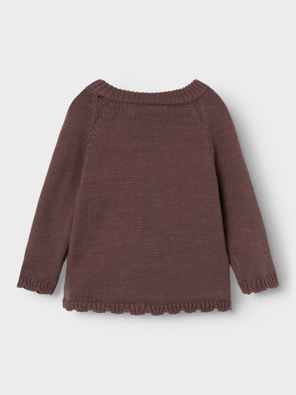 Lil' Atelier Baby LAGUNA LS WRAP KNIT - Peppercorn