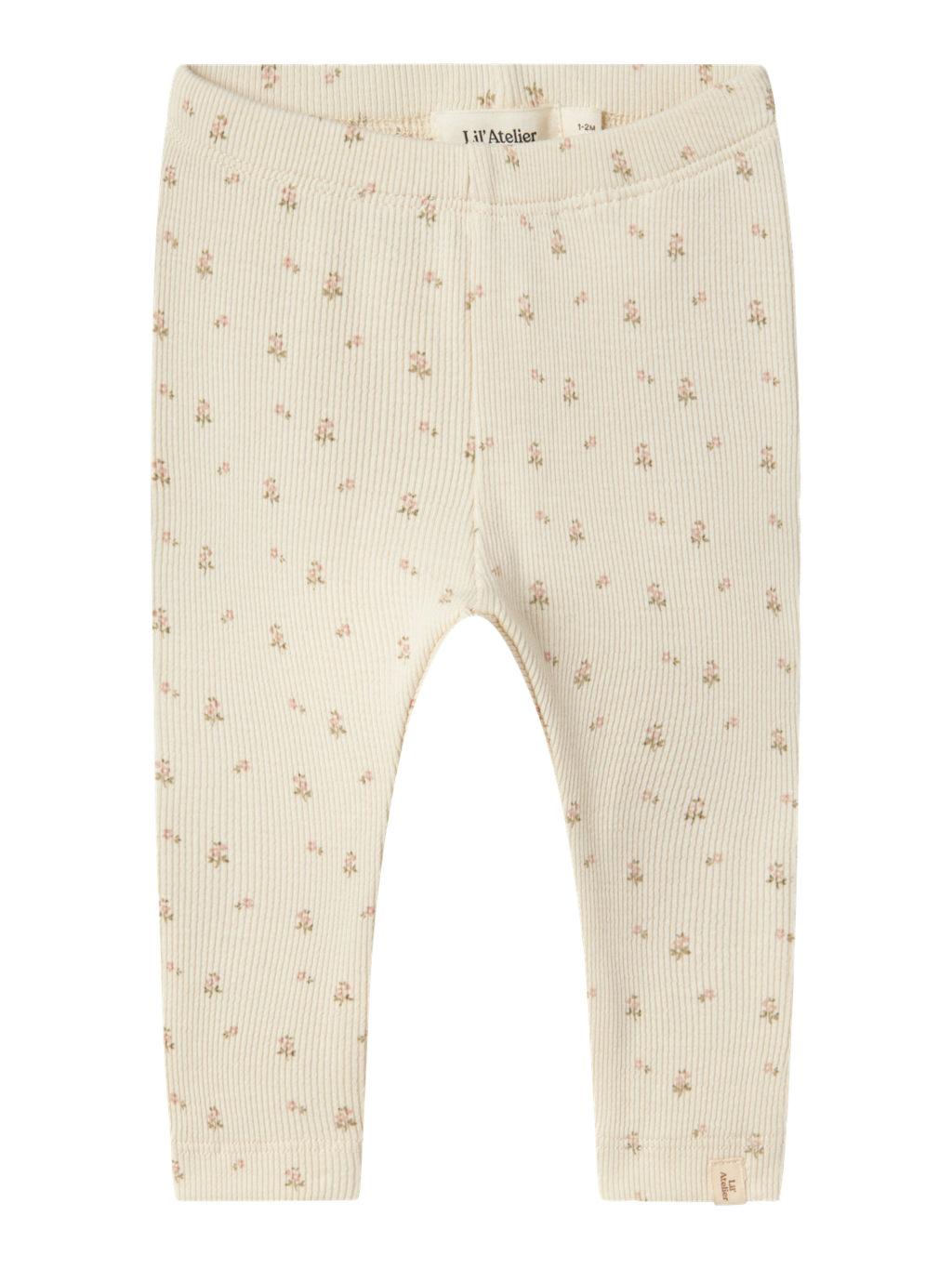 Lil' Atelier BABY GAGO SLIM LEGGING NOOS - Turtledove Flower