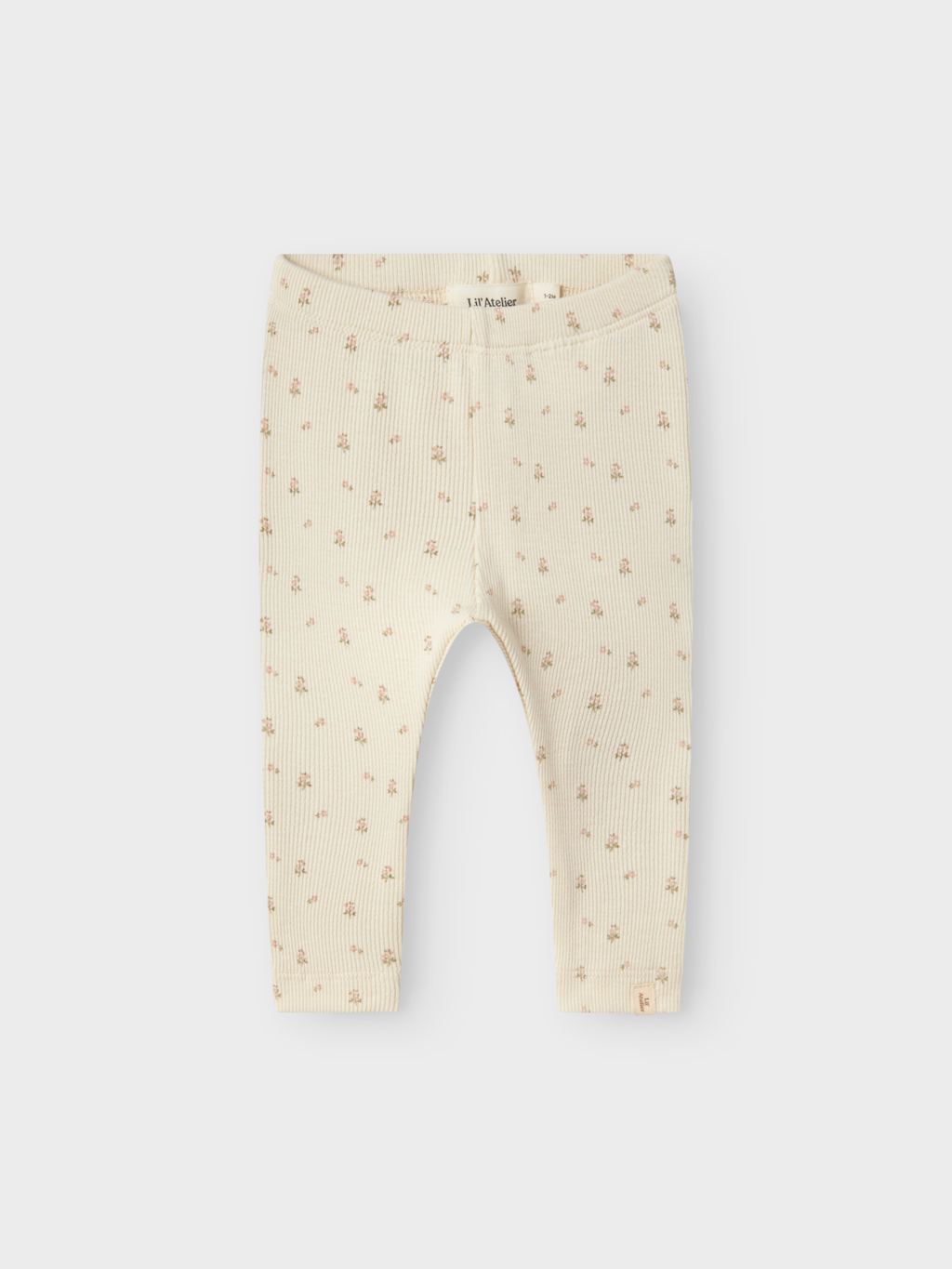 Lil' Atelier BABY GAGO SLIM LEGGING NOOS - Turtledove Flower