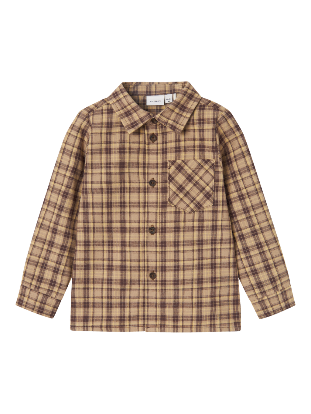 name it mini RESOREN LS SHIRT - Weathered Teak