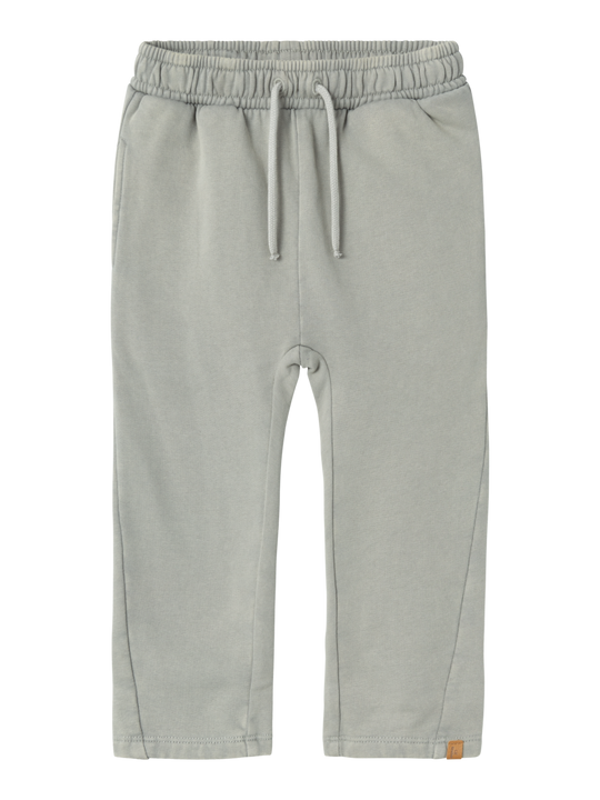 Lil' Atelier Mini NALF FOLO LOOSE SWEAT PANT - Limestone - Torgunns Barneklær AS