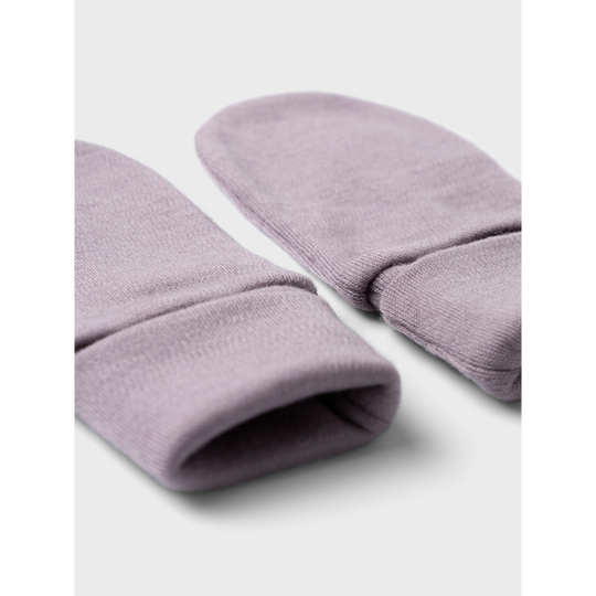 name it mini WILLIT WOOL MITTENS W/THUMB - Purple Dove