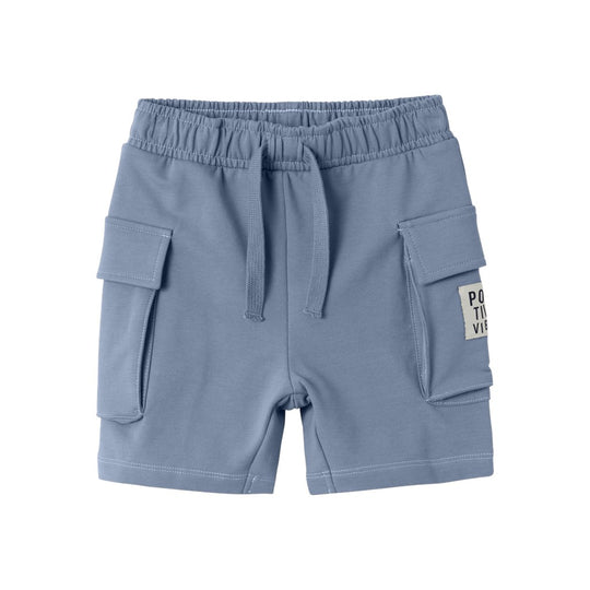 name it mini DYLAN SWEAT LONG SHORTS - Troposphere - Torgunns Barneklær AS