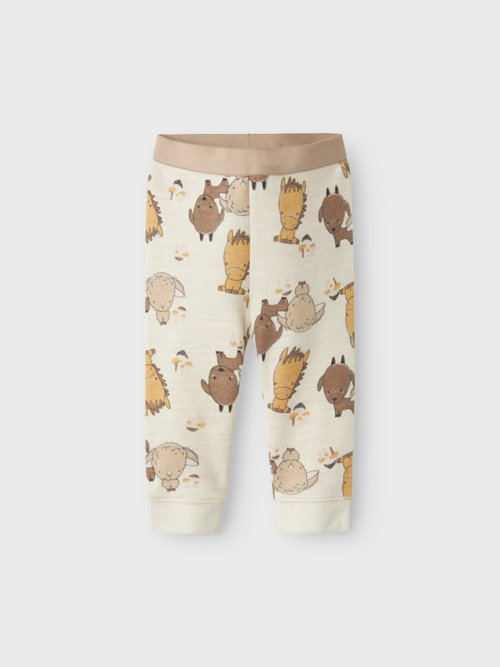 name it baby WUP WO/CO LEGGING - Peyote Melange AOP