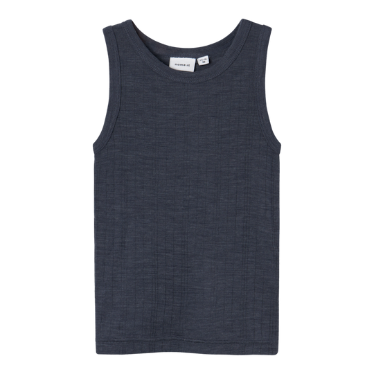 name it mini WANG WOOL NEEDLE TANK TOP NOOS - Ombre Blue