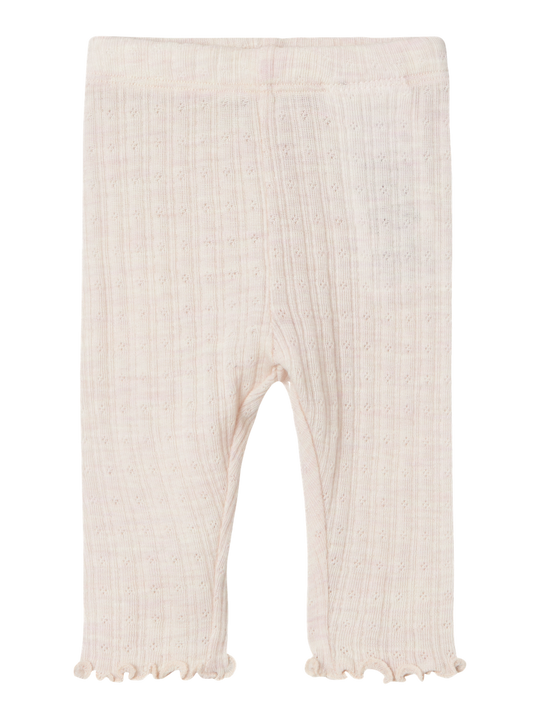 name it baby WOSSA WO/SI RIB LEGGING - Lilac Ash