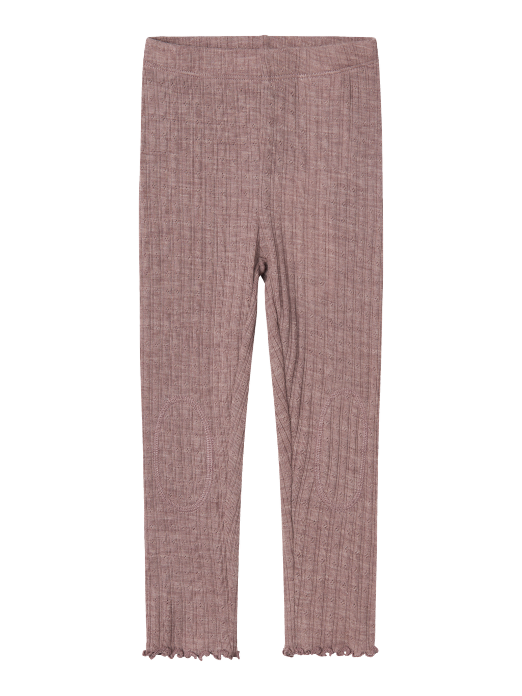 name it mini WOSSA WO/SI RIB LEGGING - Purple Dove