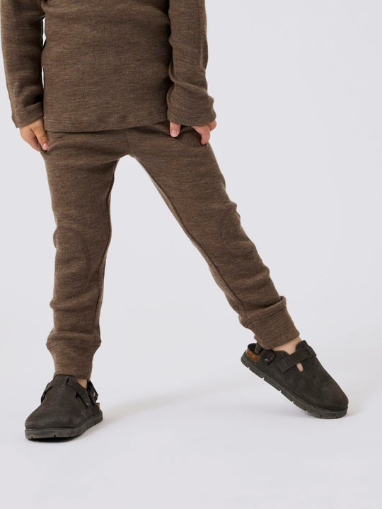 name it mini WOSSA WO/SI RIB LEGGING - Walnut