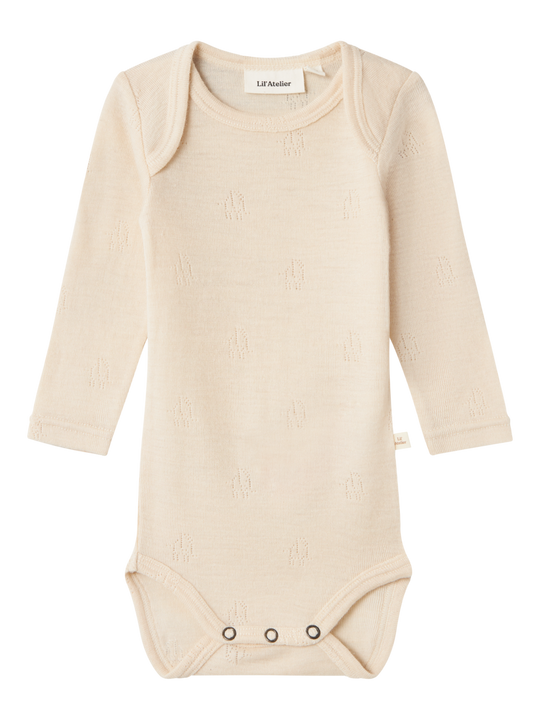 Lil' Atelier Baby NIMO LS WO/MO BODY - Sandshell